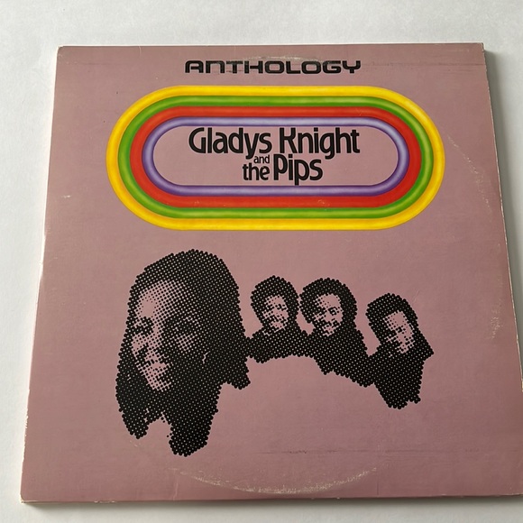 Vintage Other - Gladys Knight and the pips, anthology, vintage vinyl record in 1973.